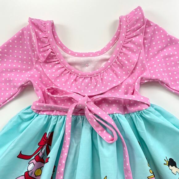 Eleanor Rose Tori Holiday Dress Size 18 Months Pink Blue - Picture 7 of 15